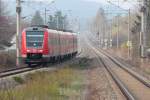 612 165 und 612 972 fahren mit dem RE 3790 durch Zwickau Plbitz. 22.04.2013