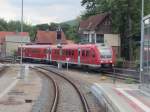 BR 612 mit dem Harz Express von Halle nach Hannover bei der Einfahrt in Ilsenburg am 24.06.2013