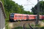 Am 24.7.14 war ich dann nochmal an der Nahestrecke um die 612er in ihrem letzten Sommer zu erwischen. In Namborn fährt 612 143 als RE 3317 nach Frankfurt.