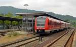 612 017 verlässt mit einem weiteren 612er am 26.07.14 Goslar Richtung Bad Harzburg.