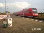 612 176 als RB nach Heilbad Heiligenstadt am Nachmittag des 06.11.14 in Nordhausen.