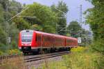 612 097 DB Regio bei Michelau am 06.09.2015.