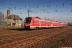 Der Franken-Sachsen-Express in Form von 612 986 fhrt am 24.02.07 in den Chemnitzer Hbf ein.