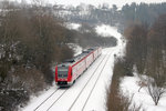 612 647 und 612 007 wurden von einer Brücke zwischen Nettersheim und Blankenheim (Wald) abgelichtet.