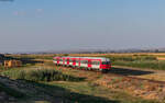 614 022 / 614 021 als R 10310 (Bârlad - Galati) bei Ijdileni 18.8.24