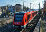 620 030 RB30 nach Ahrbrück bei der Einfahrt in den Bf Remagen - 16.02.2016