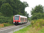 RE 4 (RE 32868), hier war 623 027 vorne, hinten 623 025.
Die Aufnahme entstand nahe des  BÜ km 55,1  in der Nähe von Bad Kleinen.


Bad Kleinen, der 24.08.24