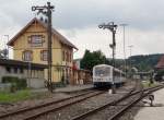 Am 31.07.14 standen 626 410 und 626 220 der SAB in Münsingen.