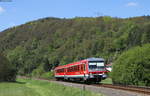 628 251-1 als RE 4385 (Aschaffenburg Hbf-Crailsheim) bei Faulbach 10.5.17
