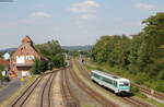 628 526-5/628 436-7 als RE 4389 (Aschaffenburg Hbf-Crailsheim) in Obernburg 24.7.18