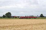DB Regio 628 669  // Zwischen den Bahnhöfen Hamminkeln und Bocholt // 16. Juni 2014