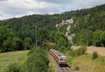 628 518-2 und 628 698-2 als RE 22321 (Donaueschingen-Ulm Hbf) bei Dietfurt 4.8.19