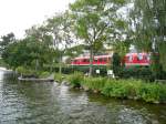 Regionalexpress in Richtung Lbeck am 07.07.07 am Plner See.