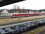 DB 628 425-0  Stadt Geiselhöring  am 12.02.2020 abgestellt in Garching (Alz).