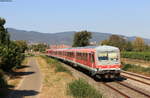 628 480-6; 628 455-7 und 628 445-8 als RE 12025 (Neustadt(Weinstr)Hbf-Karlsruhe Hbf) bei Edesheim 21.9.20