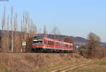 629 004-2 und 628 548-6 als RE 22310 (Ulm Hbf-Donaueschingen) bei Tuttlingen 28.11.20