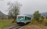 628 436/ 628 526  Anna  als RC 33918 (Freiburg Hbf - Zollhaus Blumberg) in Stühlingen 14.10.24