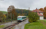 628 436/ 628 526  Anna  als RC 33918 (Freiburg Hbf - Zollhaus Blumberg) im Bahnhof Fützen 14.10.24