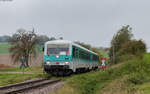 628 436/ 628 526  Anna  als RC 33918 (Freiburg Hbf - Zollhaus Blumberg) bei Fützen 14.10.24