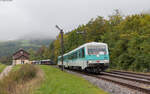 628 436/ 628 526  Anna  als RC 33918 (Freiburg Hbf - Zollhaus Blumberg) im Bahnhof Epfenhofen 14.10.24