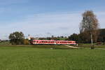 628 593  Waldkraiburg  war am 12.Oktober 2024 aus Waging kommend bei Otting auf dem Weg nach Traunstein.