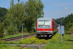 Bahnhof Bundenthal-Rumbach mit 628 636 am 16.