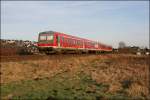 628/928 666 und 628/629 673 fahren bei Wickede (Ruhr) als RE17 (RE 29211)  Sauerland-Express , von Hagen nach Warburg (Westf). (28.12.07)
