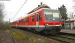 928 632-9 als RB 18366 nach Steinsfurt in Ittlingen am 17.3.08