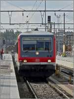 DB Dieseltriebzug 628/928 489-7 steht am 04.10.08 im Bahnhof von Luxemburg zur Abfahrt nach Trier Hbf bereit. (Jeanny)