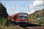 628/928 517 ist als RB52 (RB 29276)  Volmetalbahn  auf dem Weg von Ldenscheid nach Dortmund. (02.10.2008)
