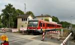 628 216 passiert am 21.06.2009 als RB nach Lbeck Hbf das Ratzeburger Stellwerk  RN , welches nunmehr nur noch als Schrankposten dient.