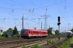 DB 628 484 als RB 23318 von Mainz Hbf nach Trkismhle, in Mainz-Mombach; 16.07.2010