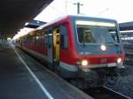 Da der Zug nicht nach Mannheim fuhr startete er ein Halbe Stunde spter auch nicht in Mannheim sondern in Ludwigshafen hier vor der Abfahrt nach Bingen (Rhein) Stadt.
1.1.2006