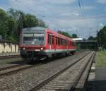 628 415 fhrt am 20.Mai 2011 als RB nach Lichtenfels in Hochstadt-Marktzeuln ein.