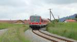 Da zum 12.6.2011 die Baureihe 628 wieder von der Auerfernbahn abgezogen wurde, machte ich mich am 10.6.2011 noch auf den Weg an diese landschaftlich sehr reizvolle Strecke.