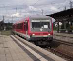 628 419  Thermalbadexpress Coburg - Bad Rodach  erreicht am 11. Juni 2011 als eine der letzten DB Regionalbahnen aus Bad Rodach den Endbahnhof Lichtenfels auf Gleis 6.