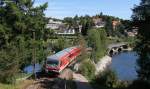 628 573-8 als RB 26940 (Seebrugg-Titisee) in Schluchsee 16.9.12