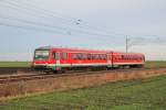 Am 28.12.2012 war 628/928 601 bei Bettmar (KBS 313) mit einer RB aus Braunschweig Hbf auf dem Weg nach Hildesheim Hbf.