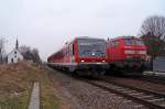 DB/Hochrheinbahn: Infolge Doppelspurausbau und Elektrifizierung im Klettgau werden die 611 vom 4.