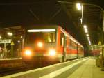 928 257 steht am 15.10.06 als RB von Bensheim in Worms auf Gleis 1.