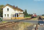 RB nach Fulda am 30.8.05 im Bahnhof Wallenrod.