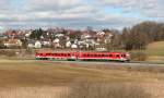 628 630 als S Bahn nach Altomünster am 23.2.14 bei Kleinberghofen