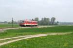 628 570 zur Fahrt nach Altomünster bei Arnbach am 26. April 2014.