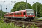 Einfahrt eines RB 38 Zuges in Grevenbroich am Freitagnachmittag. Der Zug wird vom 928 511 aus nach Köln Deutz gesteuert.9.5.2014