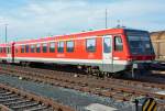 928 526 auf dem Bahnhofsgelände in Euskirchen abgestellt - 27.10.2014
