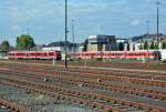 BR 628 Ein- und BR 620 Ausfahrt aus dem Bf Euskirchen - 11.10.2014