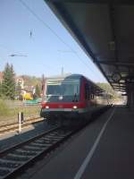 928 403 als RB 37663 (Bad Rodach - Lichtenfels) am 18.4.2011 im Bahnhof Coburg. Heute kann man diese Triebwagen in Coburg leider nicht mehr antreffen, da sie durch die VT 650 der agilis Verkehrsgesellschaft mbH & Co. KG abgelöst wurden.