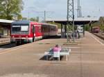 628 270 mit Regionalexpress nach Heilbronn. Crailsheim 27.04.2015