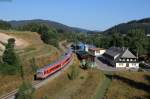 628 562-1 und 628 702-3 als RB 26921 (Titisee-Neustadt(Schwarzw)) bei Neustadt 22.8.15