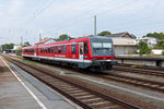 628 630 fährt am 06.8.206 von Süden in den Bahnhof Straubing ein.